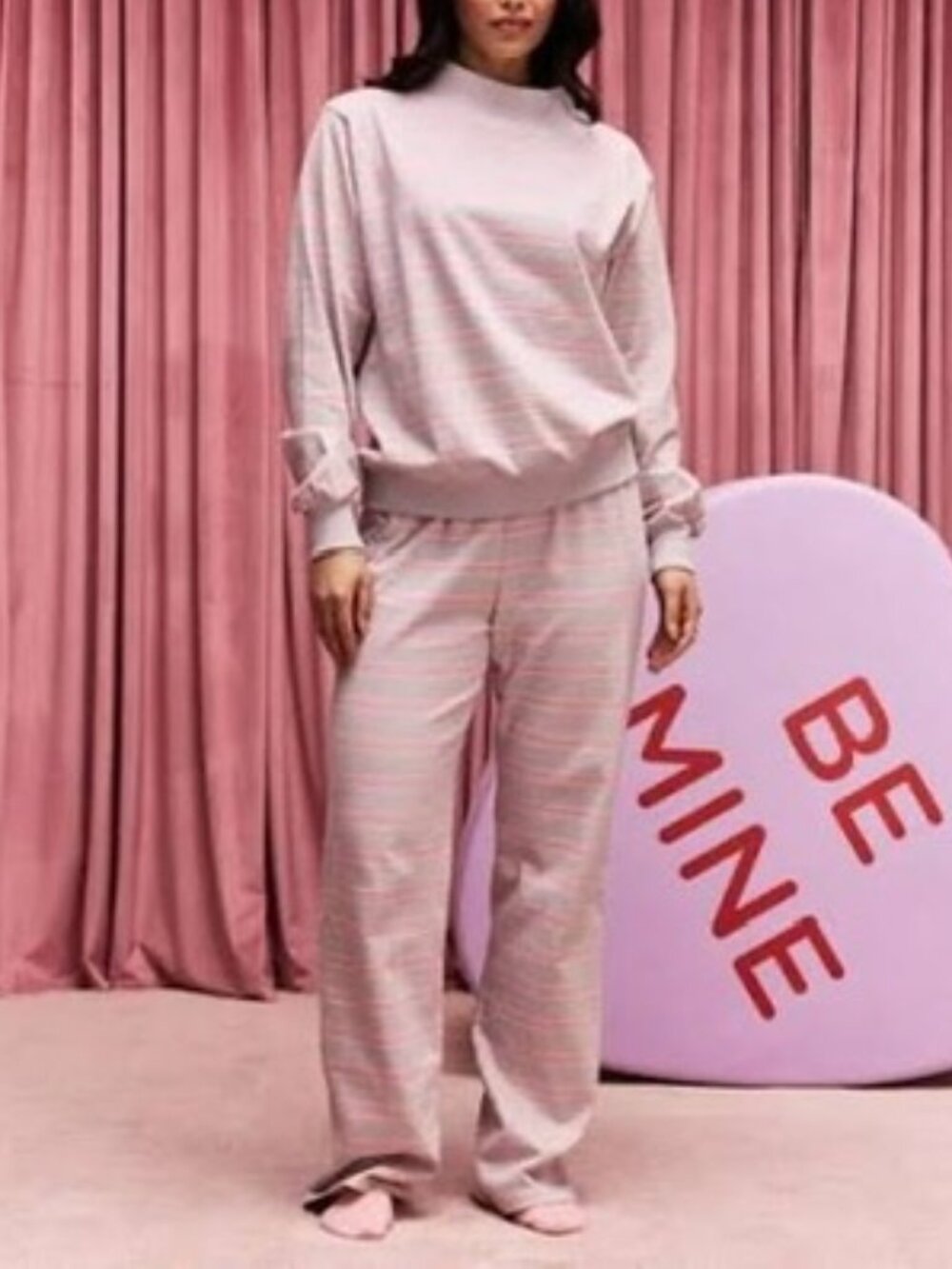 Parke valentines boxer stripe pants
